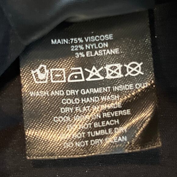 I AM GIA NEW Black Idez Mini Bodycon Dress Corset Style Size Large - Picture 9 of 11